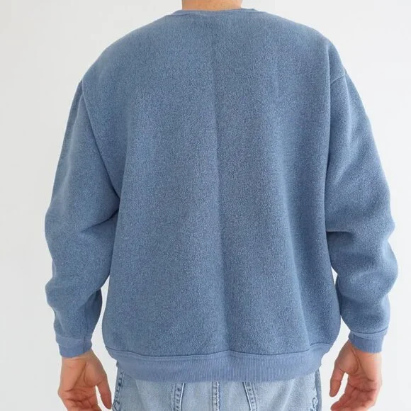 Collection Blue Magnetawan Wildlife Outdoor Cotton Blend Crewneck Sweatshirt L - Picture 2 of 10